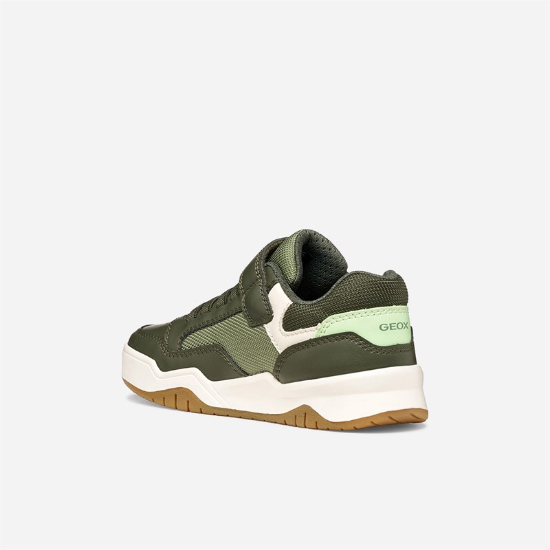 GEOX Junior Boys Perth Trainers Military