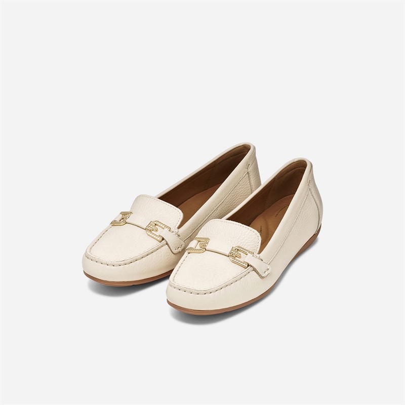 GEOX Womens Annytah Moccasins Papyrus