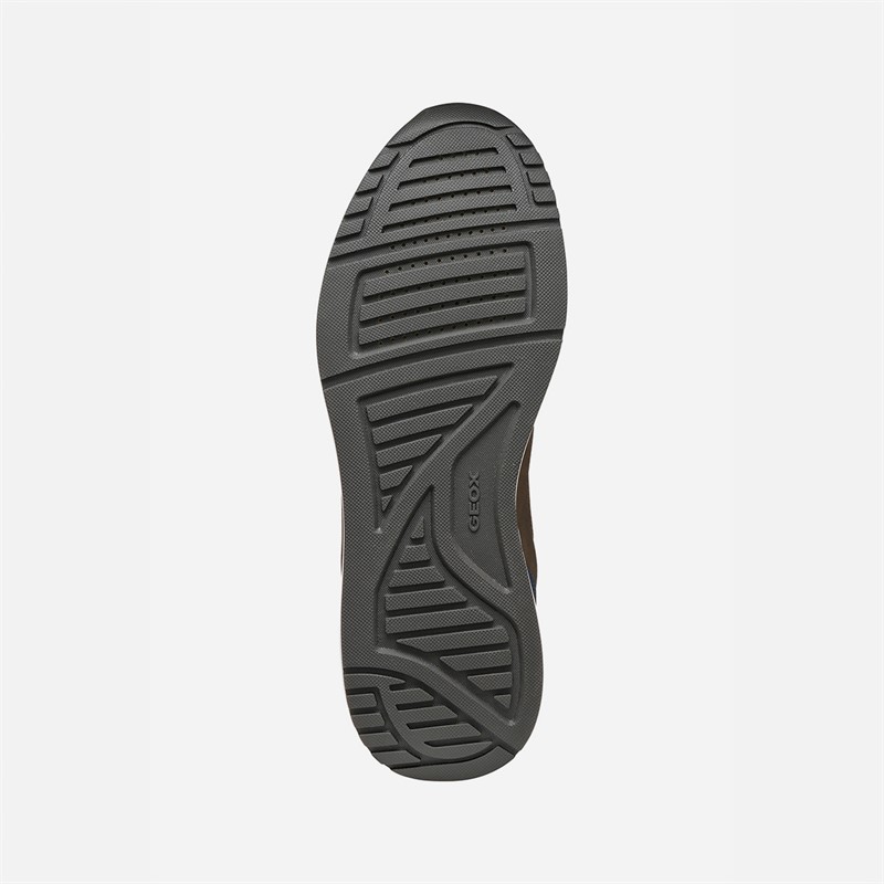 GEOX Mens Branthon Trainers Dove Grey/Dark Grey Dove Grey/Dk Grey