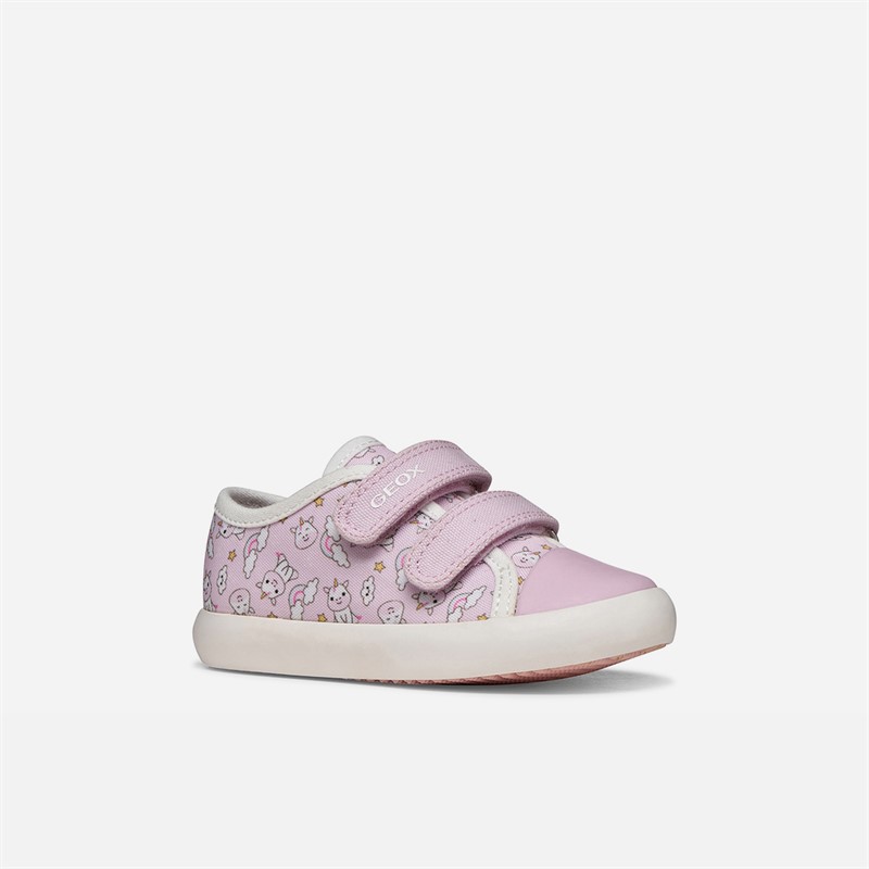 GEOX Infant Girls Gisli Trainers Pink/White