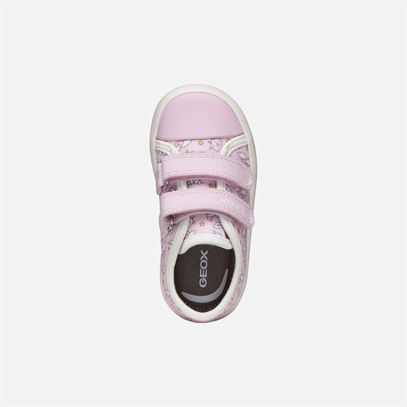 GEOX Infant Girls Gisli Trainers Pink/White