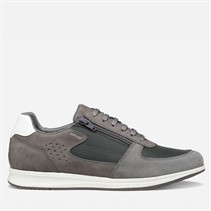 GEOX Mens Avery Trainers Dark Grey Dk Grey