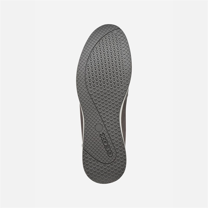 GEOX Mens Avery Trainers Dark Grey Dk Grey