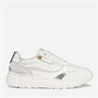 GEOX Womens Plummery Trainers White/Silver
