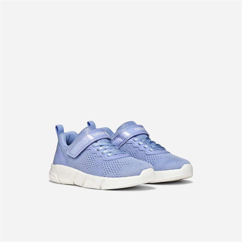 GEOX Junior Girls Aril Trainers Soft Sky