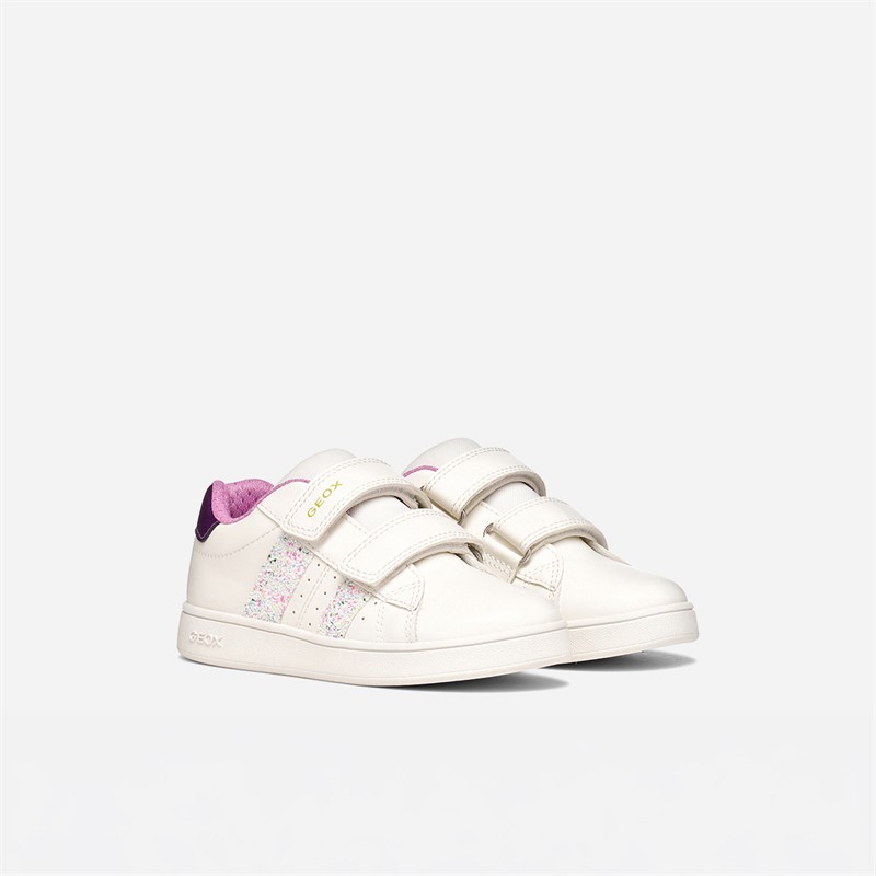 GEOX Infant Girls Eclyper Trainers White/Multicolor