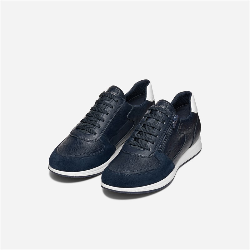 GEOX Mens Avery Trainers Navy