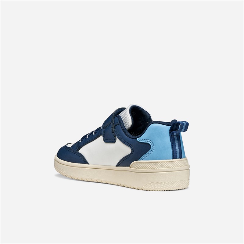 GEOX Kleinkind Junge Washiba Turnschuhe Weiß/Navy