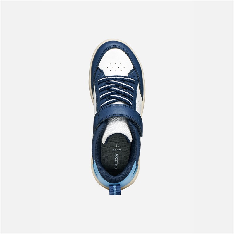 GEOX Kleinkind Junge Washiba Turnschuhe Weiß/Navy
