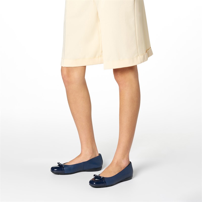 GEOX Damen Annytah Ballerina Schuhe Navy