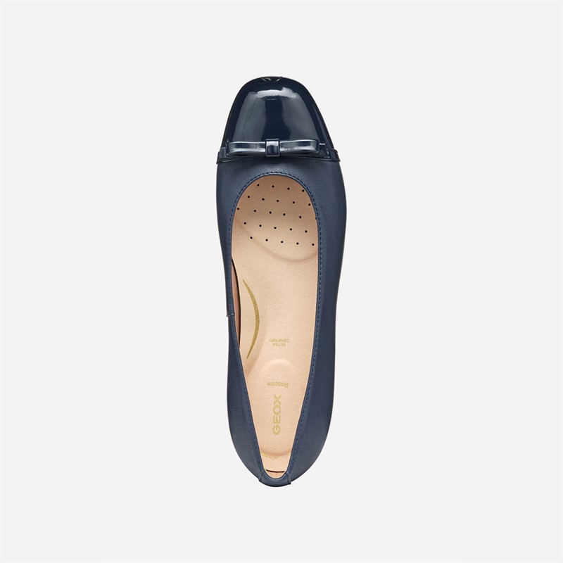 GEOX Damen Annytah Ballerina Schuhe Navy