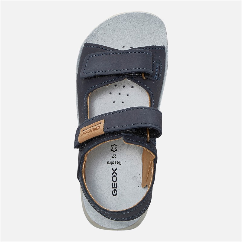 GEOX Kleinkind Mädchen Lightfloppy Sandalen Navy