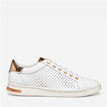 GEOX Damen Jaysen Turnschuhe Weiß/Peach