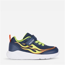 GEOX Kleinkind Junge Sprintye Turnschuhe Navy/Lime