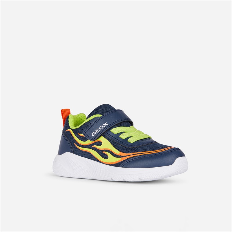 GEOX Kleinkind Junge Sprintye Turnschuhe Navy/Lime