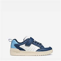 GEOX Junior Junge Washiba Sneaker Weiß/Navy