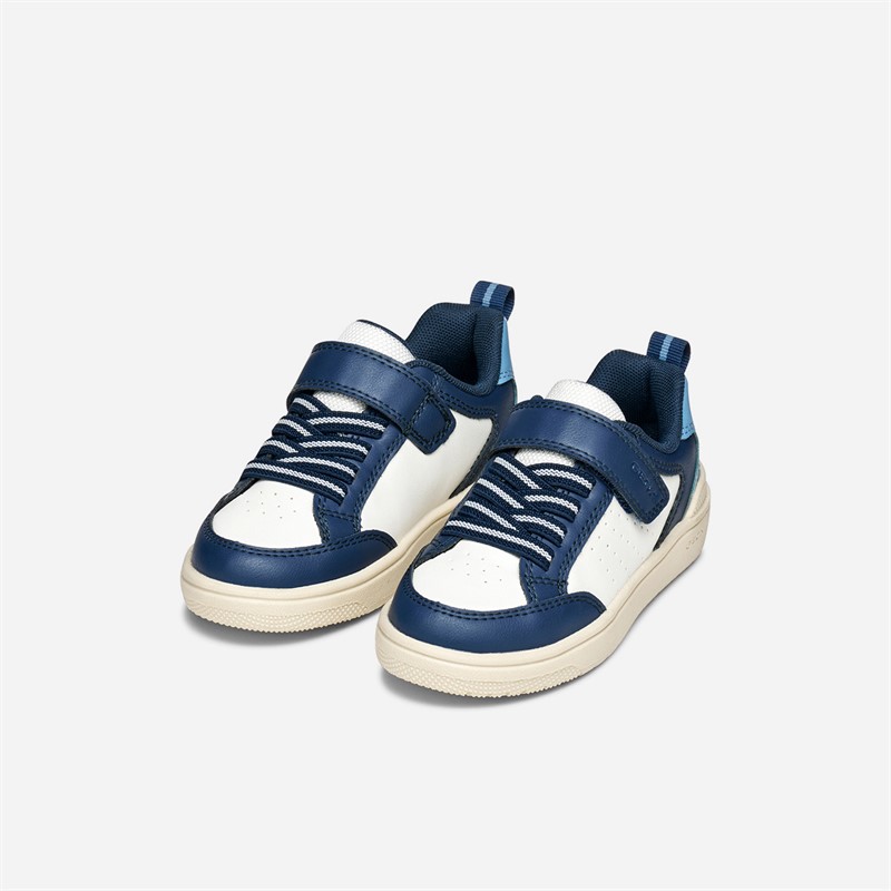 GEOX Junior Junge Washiba Sneaker Weiß/Navy
