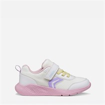 GEOX Junior Mädchen Sprintye Trainers Weiß/Rosa