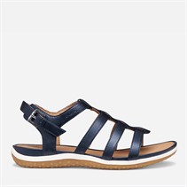 GEOX Damen Vega Fischer Sandalen Dunkelblau Jeans Dk Jeans