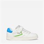 GEOX Junge Eclyper Turnschuhe Weiß/Hellgrün Weiß/Lt Green