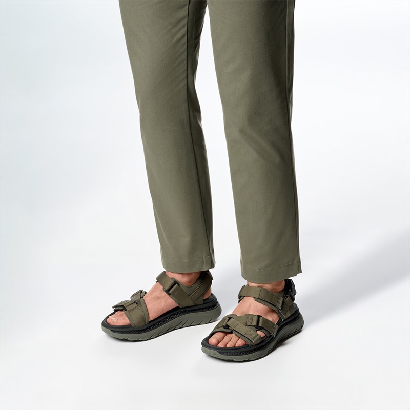 GEOX Herren Spherica Actif Sandalen Military