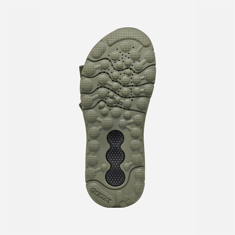GEOX Herren Spherica Actif Sandalen Military