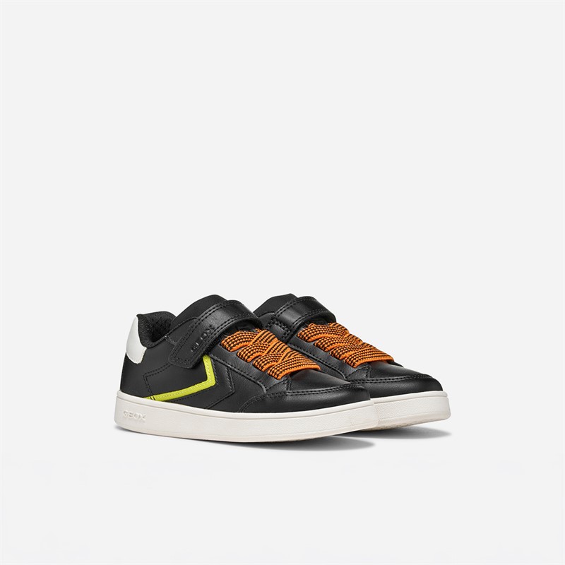 GEOX Kleinkind Junge Eclyper Turnschuhe Schwarz/Orange