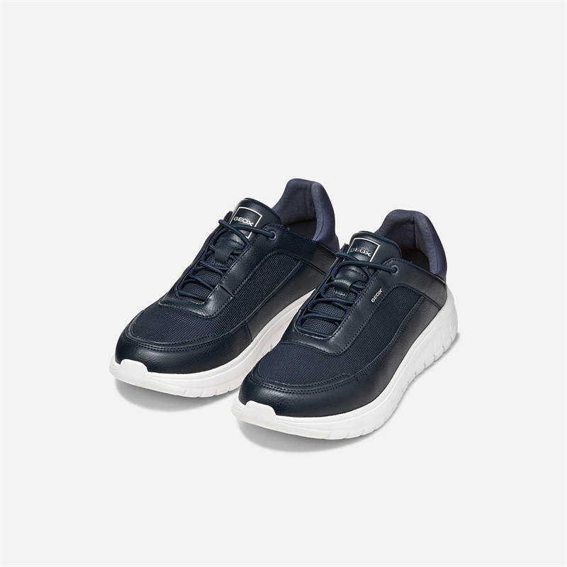 GEOX Herren Flextride R Turnschuhe Navy/Off White