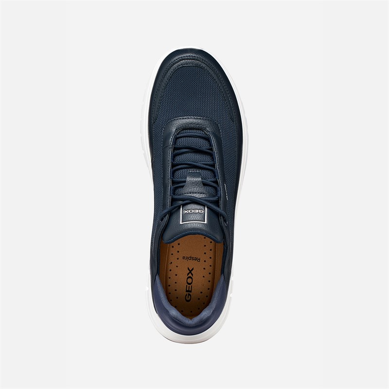 GEOX Herren Flextride R Turnschuhe Navy/Off White