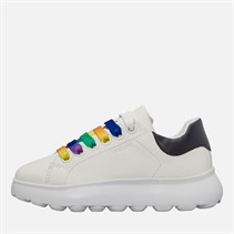 GEOX Mädchen Puffypop Trainer Weiß/Fuchsia