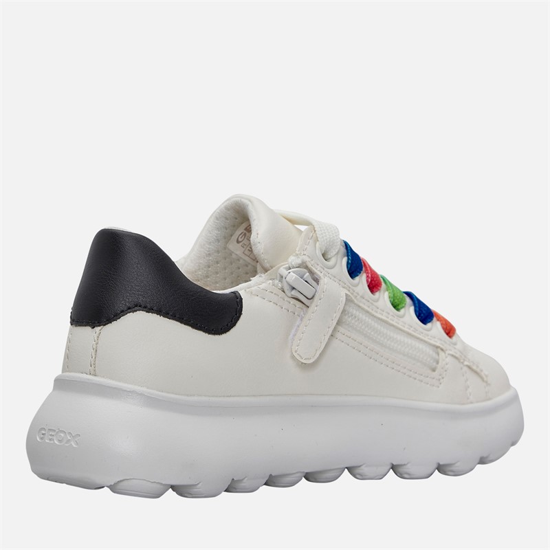 GEOX Mädchen Puffypop Trainer Weiß/Fuchsia