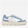 GEOX Damen Spherica EC4.1 Turnschuhe Weiß/Hellblau Weiß/Lt Blue
