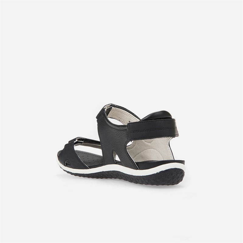 GEOX Damen Vega Sandalen Schwarz