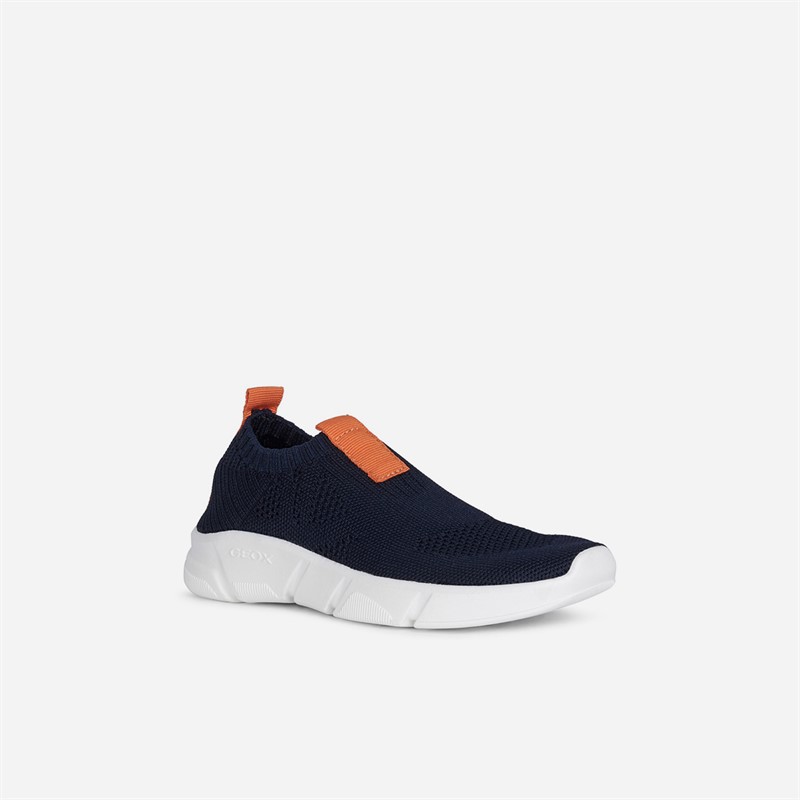 GEOX Junior Junge Aril Sneaker Navy/Orange