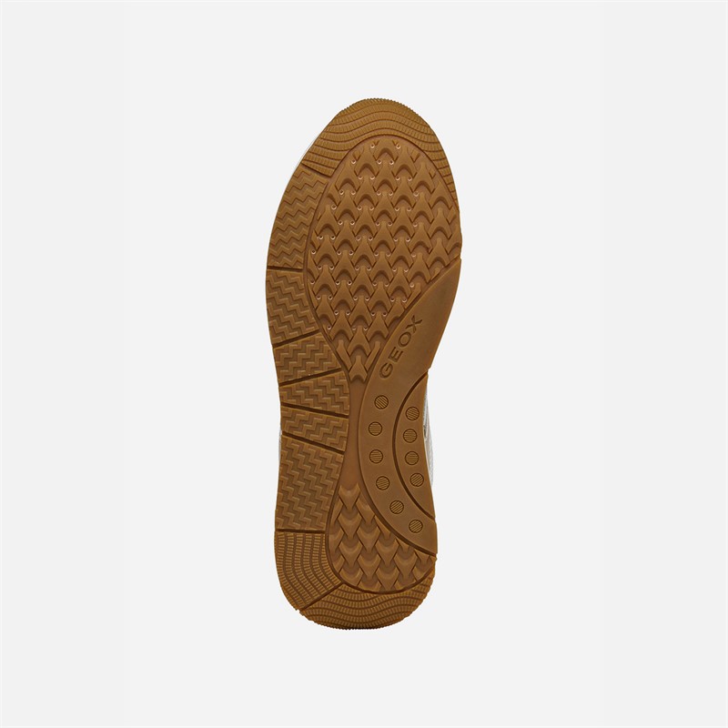 GEOX Damen Bulmya Sneaker Papyrus/Weiß