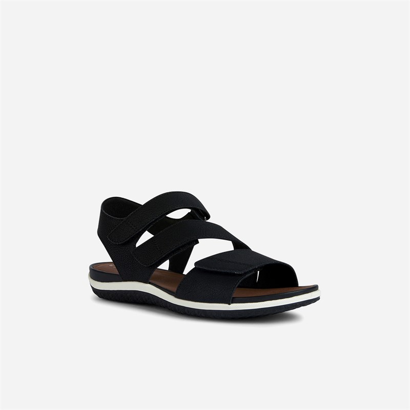 GEOX Damen Vega Sandalen Schwarz