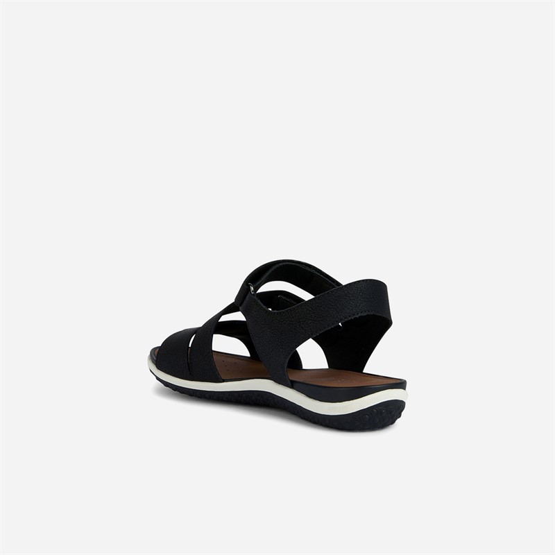 GEOX Damen Vega Sandalen Schwarz