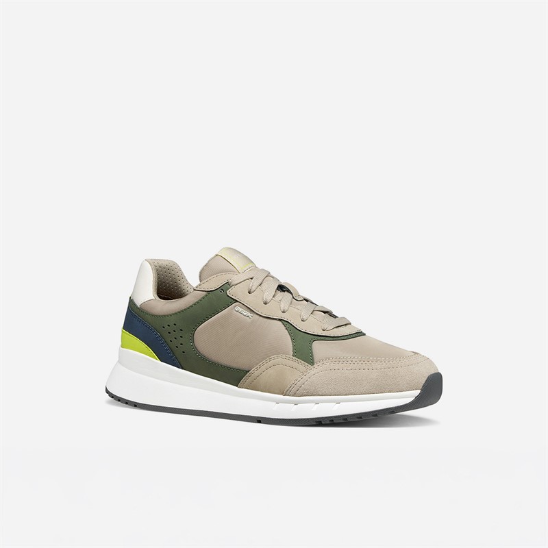 GEOX Herren Branthon Turnschuhe Musk/Sand