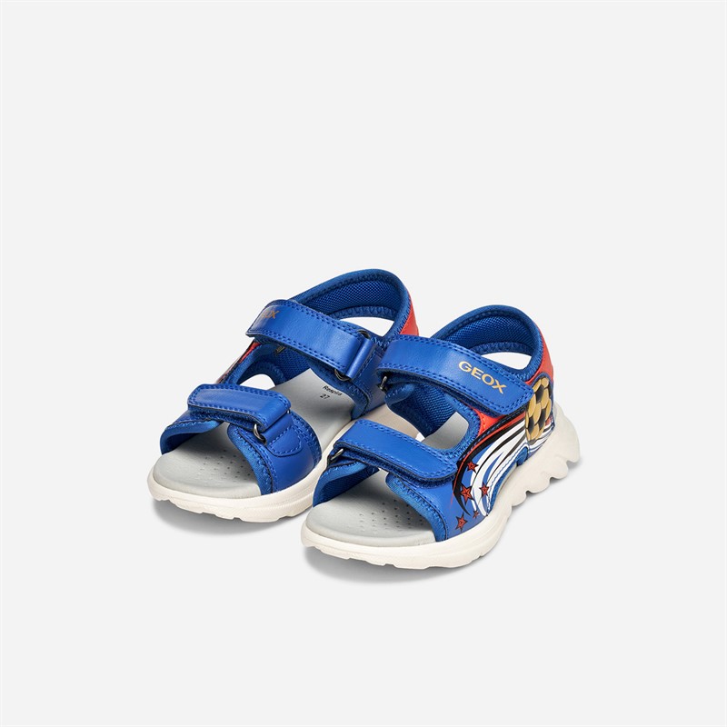 GEOX Kleinkind Junge Airadyum Sandalen Royal/Rot