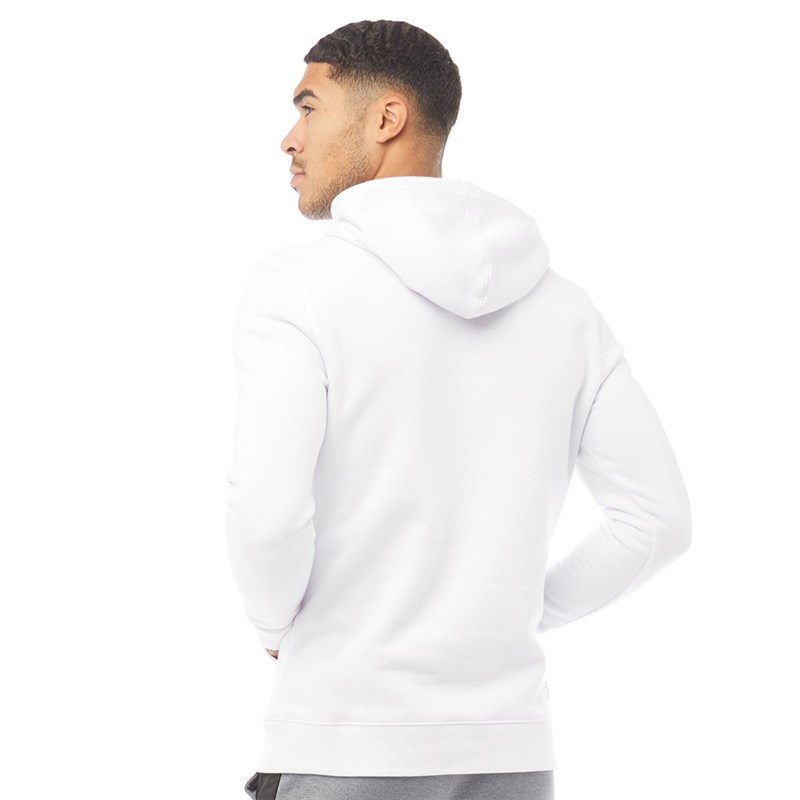 Buy Gym King Mens Basis Pullover Hoodie White