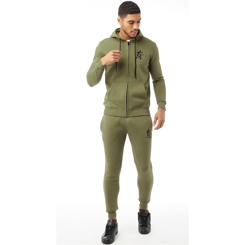 gym king olive hoodie