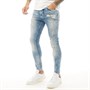 Gym King Herren Skinny Jeans Mittelblau