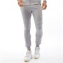 Gym King Mens Core Plus Poly Tracksuit Bottoms Silver Grey/White