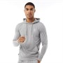 Gym King Mens Lightweight Lounge Overhead Hoodie Grey Marl