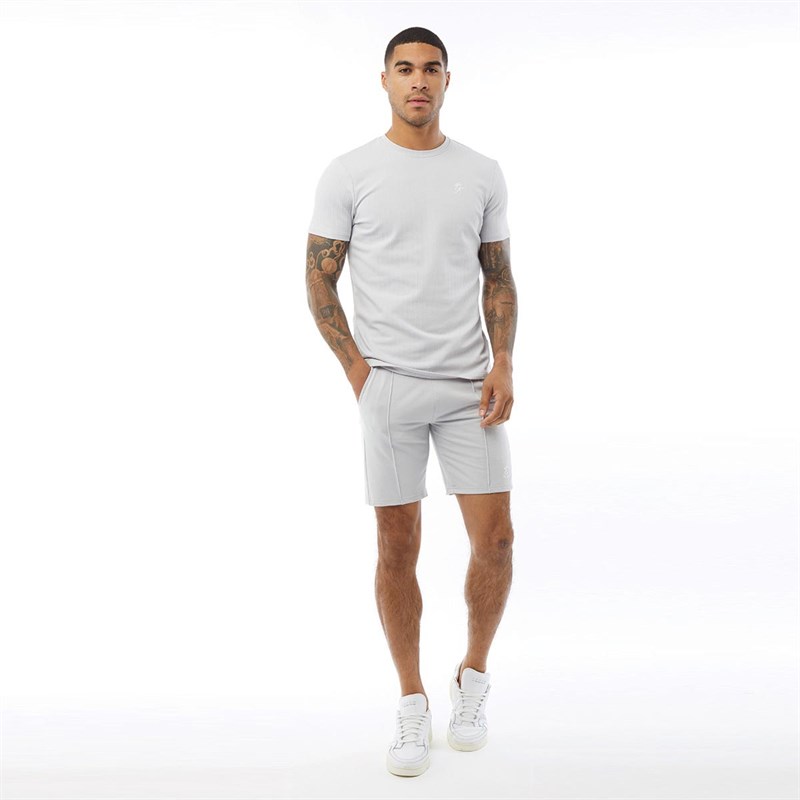 Gym King Męskie Riviera T-Shirt Jasny Niebieski