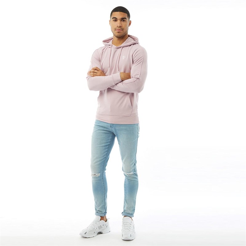 Gym King Mens Signature Hoodie Lilac