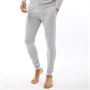 Gym King Mens Taped Jersey Joggers Grey Marl