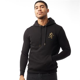 gym king black and gold hoodie