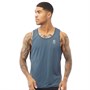 Gym King Mens Sport Lift Vest Blue Mist