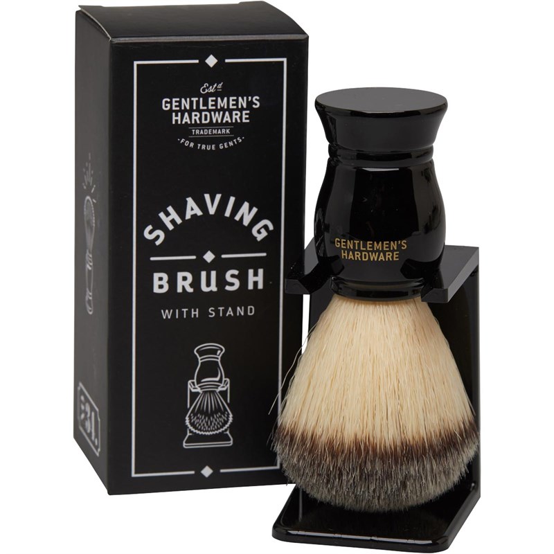 Buy Gentlemen's Hardware Mens Shaving Brush With Stand Multi
